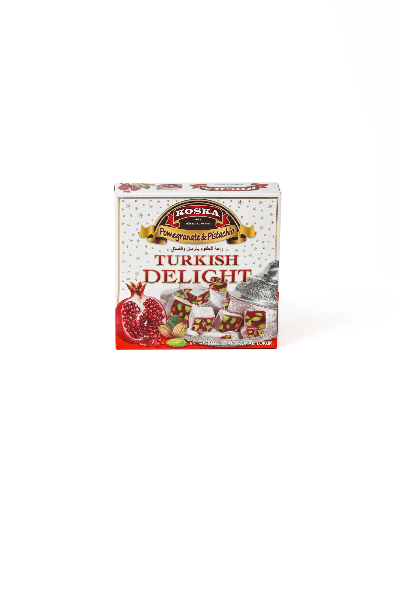 Narlı Fıstıklı Lokum, üstten görünüm
