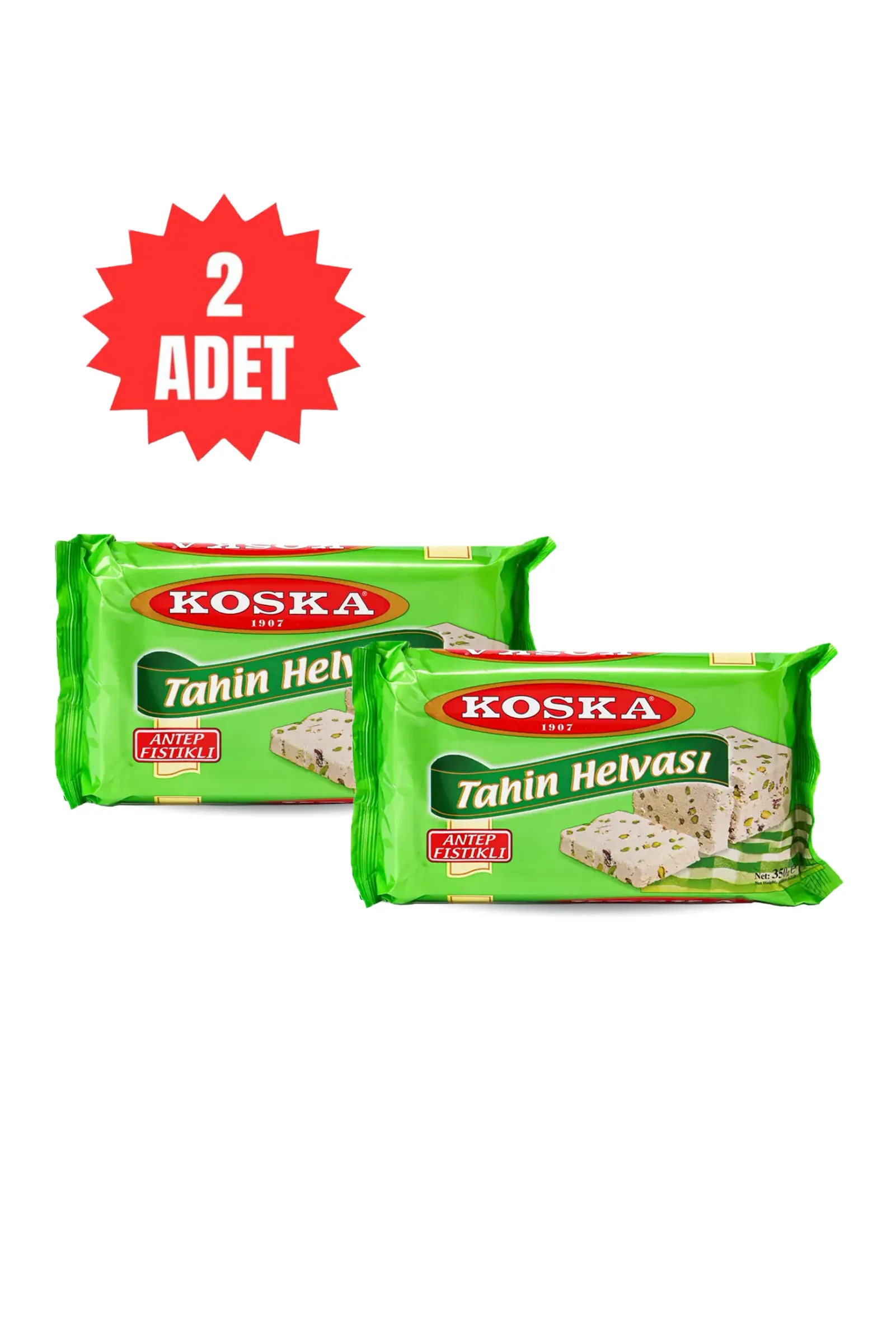 Fıstıklı Helva, üstten görünüm